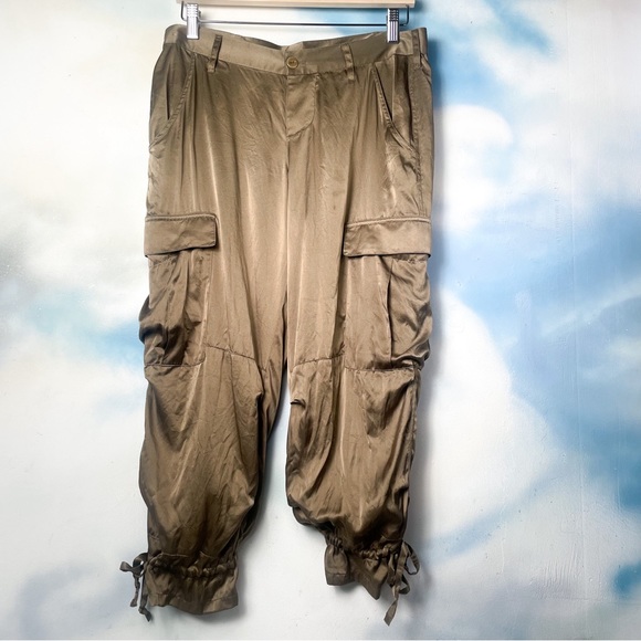 Joie satin cargo pants - Picture 4 of 6